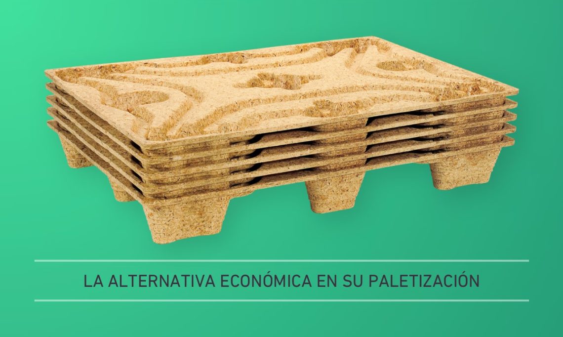Palet de madera prensada
