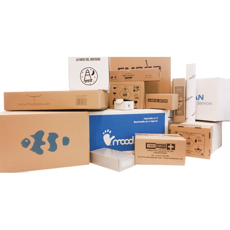 Cajas de cartón impresas